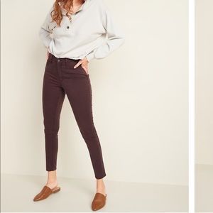 High-waisted Rock Star Super Skinny Sateen Jeans